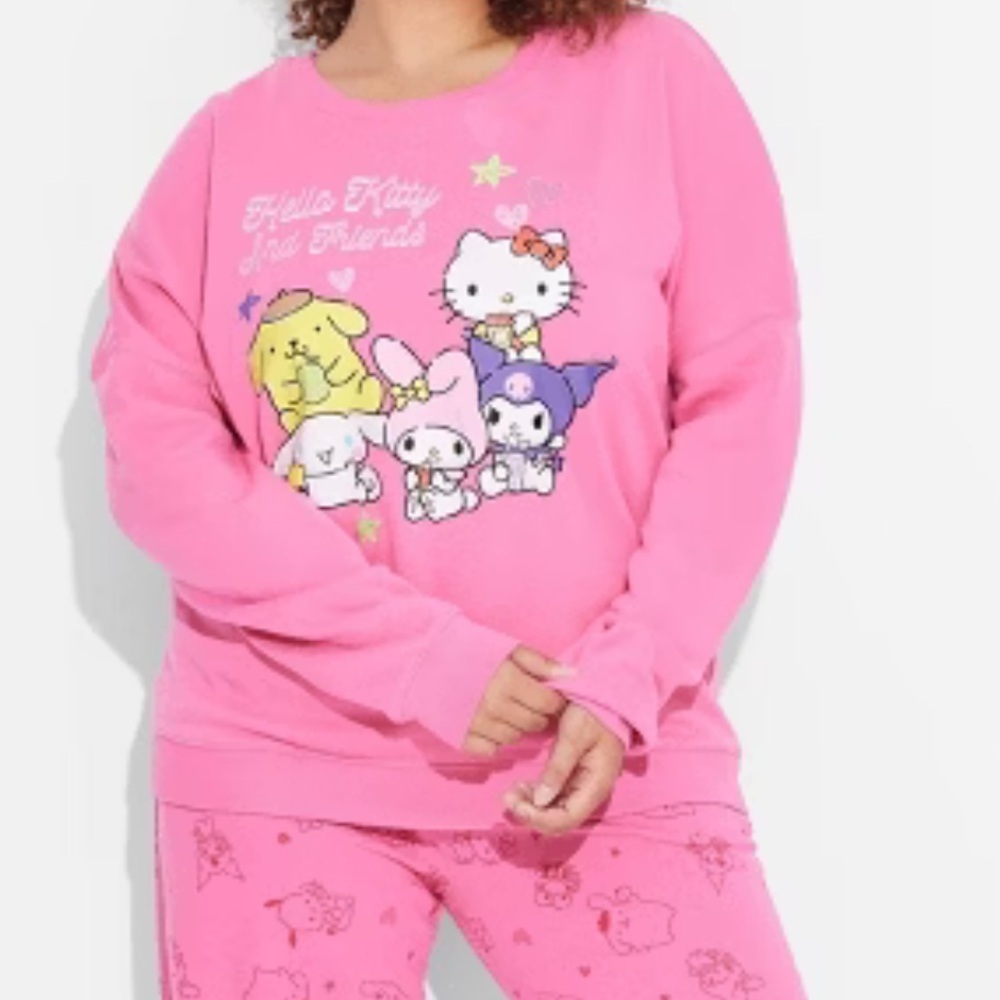 Hello‎ Kitty​ and Friends Women's Cozy Graphic Sweatshirt